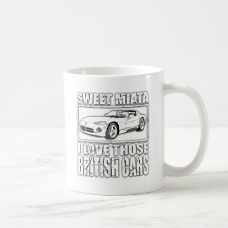 Miataの毒蛇イギリス車の冗談 コーヒーマグカップ
