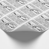 Miataの毒蛇イギリス車の冗談 ラッピングペーパー (角)