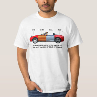 Miatasはティーをスライスしました Tシャツ