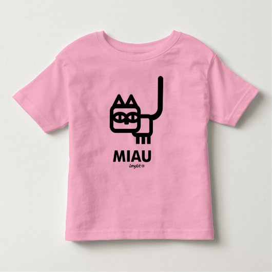 Miau トドラーTシャツ (正面)