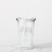 MIAV | やわらかなデザイン アクリルタンブラー (裏面)