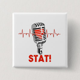 micのロゴを落として下さい 缶バッジ