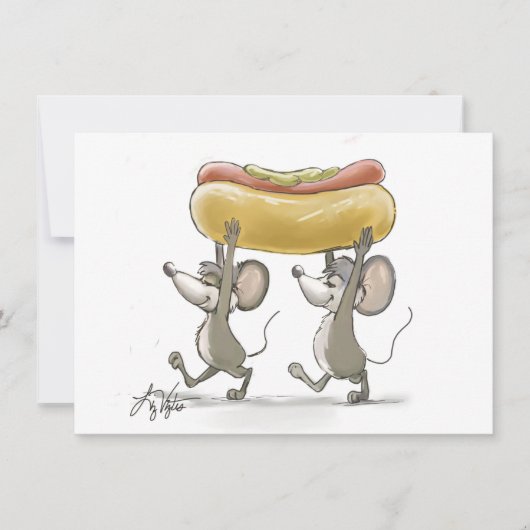 Mic及びMacのPicnic/BBQの7月4日の招待状 招待状 (正面)