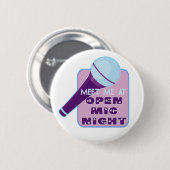 Mic夜ボタンを開けて下さい 缶バッジ (正面&裏面)
