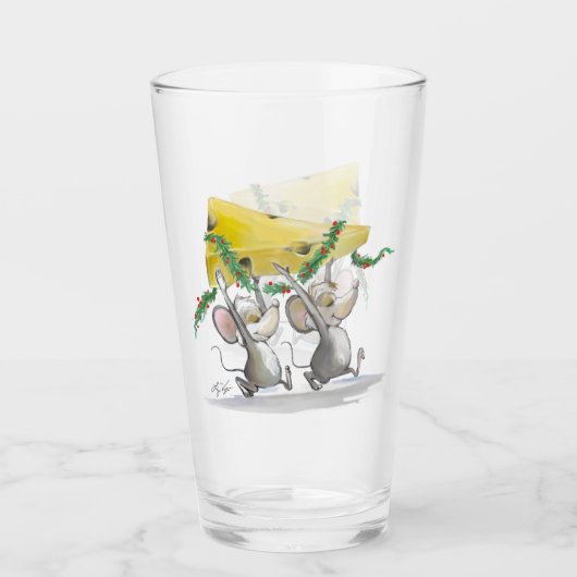 Mic & Christmas Cheese Glassを取り入れるMac タンブラーグラス (正面)