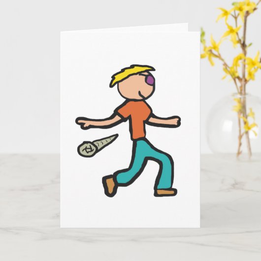 Mic Drop カード (黄色い花)