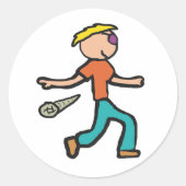 Mic Drop ラウンドシール (正面)