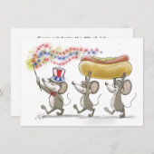 Mic, Moe's Happy 4 of 7月招待状 招待状 (正面/裏面)