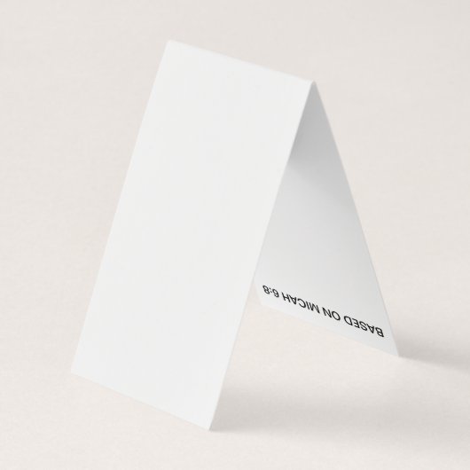 MICAHのシール 名刺 (裏面)