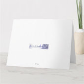 Micahの6:8の水彩画カード-中ブランク カード (裏面)