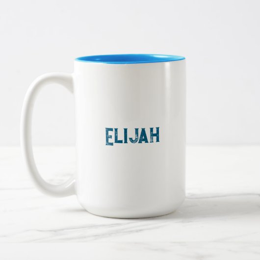 Micah 6:8 Colorful Scripture Customizable ツートーンマグカップ (左)