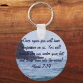 Micah 7:19_海キーチェーン キーホルダー (正面)