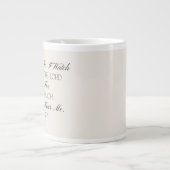 Micah 7:7 Hope Bible Verse Mug ジャンボコーヒーマグカップ (正面)