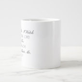 Micah 7:7 Hope Bible Verse Mug  ジャンボコーヒーマグカップ (正面)