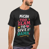MICAH Personalized Women's Gift Custom MICAH Tシャツ (正面)