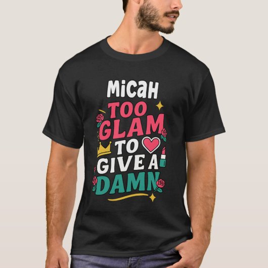 MICAH Personalized Women's Gift Custom MICAH Tシャツ (正面)
