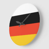 miccosukee flag indian ethnic native american usa ラージ壁時計 (傾斜)