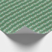 Mice and Candy Canes Wrapping Paper ラッピングペーパー (角)