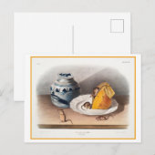 Mice Eating Cheese Vintage Illustration ポストカード (正面/裏面)