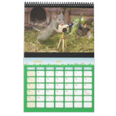 Mice - George the mouse in a log pile house Calend カレンダー (3月 2027)