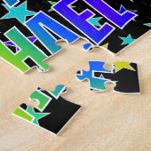 「MICHAEL」名、おもしろい「ハッピーバースデー」 ジグソーパズル (側面)