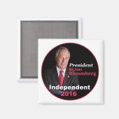 Michael BLOOMBERG 2016角磁石 マグネット (正面/裏面)