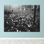 Michael Collinsフリー州デモ1922 キャンバスプリント (インサイチュ (ウッドフロア))