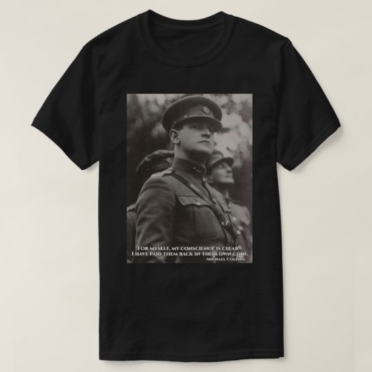 Michael Collins – 私は彼らのOで彼らを返した Tシャツ (デザイン正面)