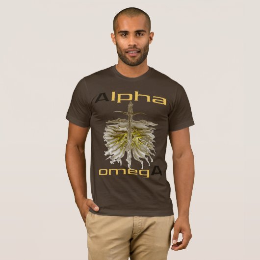 Michael Crozz著「Alpha omegA」 Tシャツ (正面フル)
