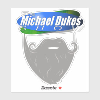 Michael Dukes Show - Beard Logo シール