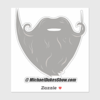 Michael Dukes Show - Beard Only Sticker シール