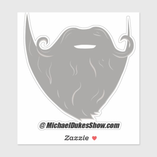 Michael Dukes Show - Beard Only Sticker シール (シート)