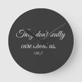 Michael Jackson lyrics  ラウンド壁時計