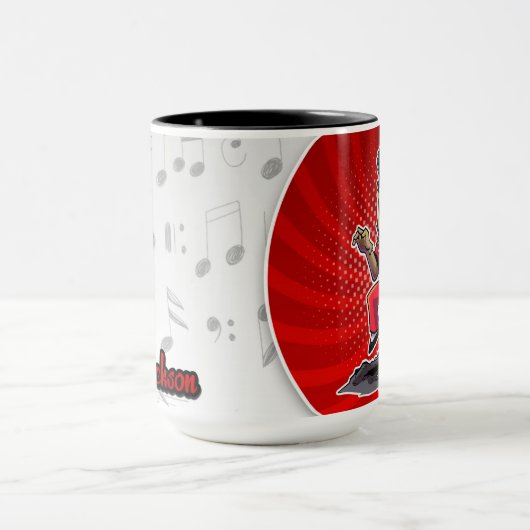 Michael Jackson Thriller Mug – Cartoon Style Colle マグカップ (中央)