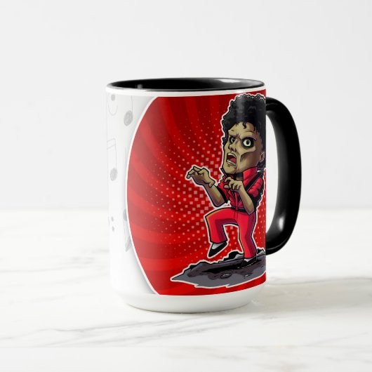 Michael Jackson Thriller Mug – Cartoon Style Colle マグカップ (正面右)