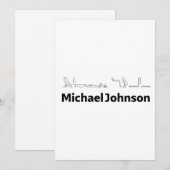 Michael Johnson Name with Hieroglyphs Art シーズンカード (正面/裏面)
