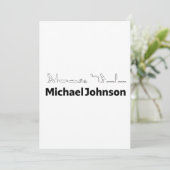 Michael Johnson Name with Hieroglyphs Art シーズンカード (スタンド正面)