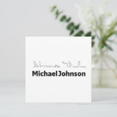 Michael Johnson Name with Hieroglyphs Art シーズンカード (スタンド正面)