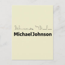 Michael Johnson Translated into Hieroglyphs