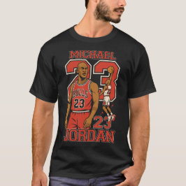 Michael Jordan 23 Bulls Basketball Tシャツ