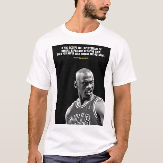 Michael Jordan quotes T-Shirt Tシャツ (正面)