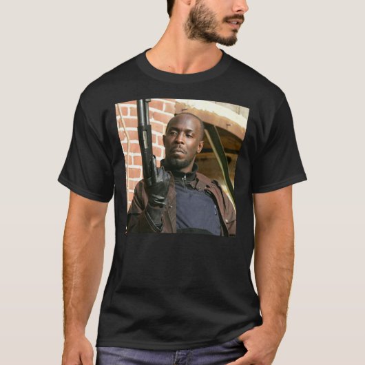 Michael k Williams Tribute RIP The Wire Omar Lit Tシャツ (正面)