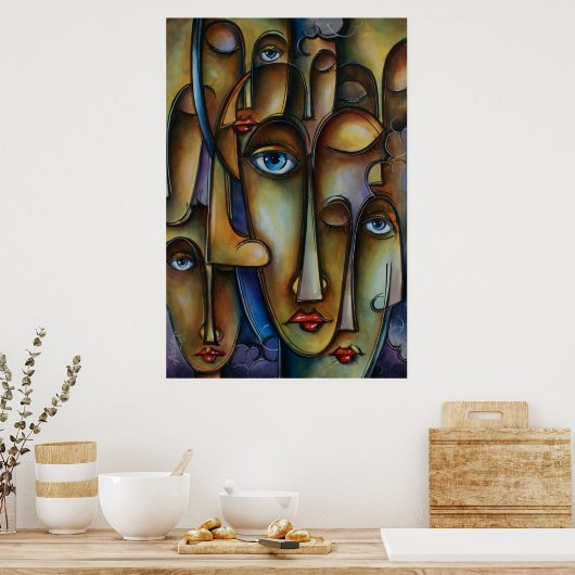 Michael Langによる夢想家 ポスター (キッチン)