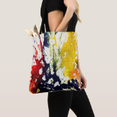 Michael Moffaによる多彩色#13 トートバッグ (クローズアップ)