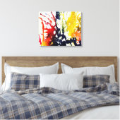 Michael Moffaによる多彩色#13B キャンバスプリント (インサイチュ (寝室))