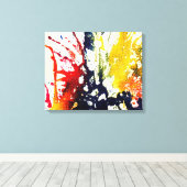 Michael Moffaによる多彩色#13B キャンバスプリント (インサイチュ (ウッドフロア))