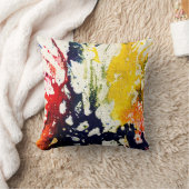 Michael Moffaによる多彩色#13B クッション (ブランケット)