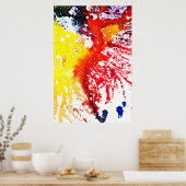 Michael Moffaによる多彩色#13C ポスター (キッチン)