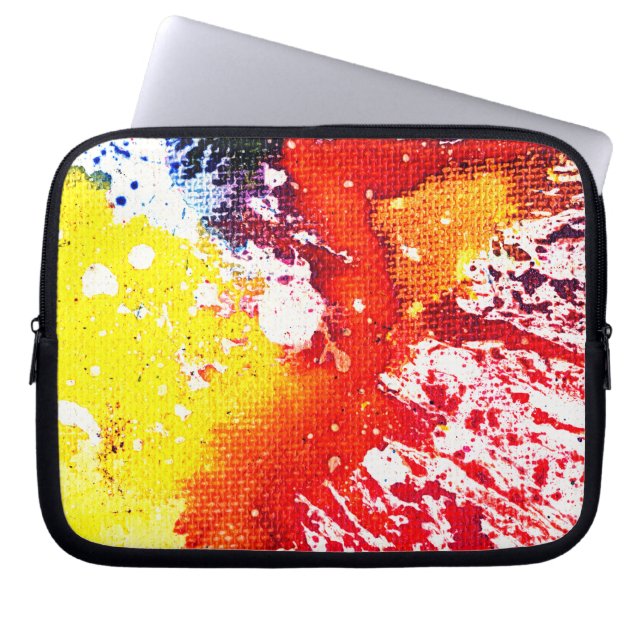 Michael Moffaによる多彩色#13C ラップトップスリーブ (正面)