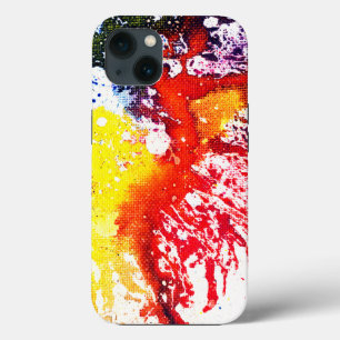Michael Moffaによる多彩色#13C iPhone 13ケース